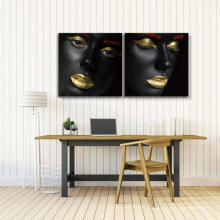 Wall Art Decor Gold Foil Picture